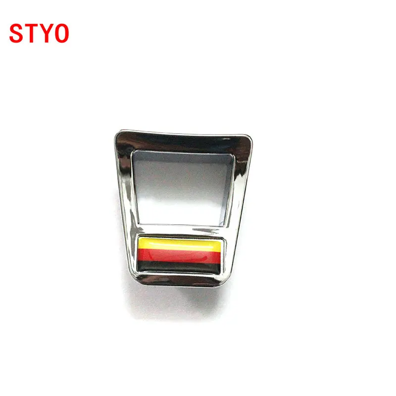 German flag STYO для Golf MK 6 7 Scirocco Jetta MK5 MK6 /Polo /Bora /Passat B7 наклейка на руль - Название цвета: German flag