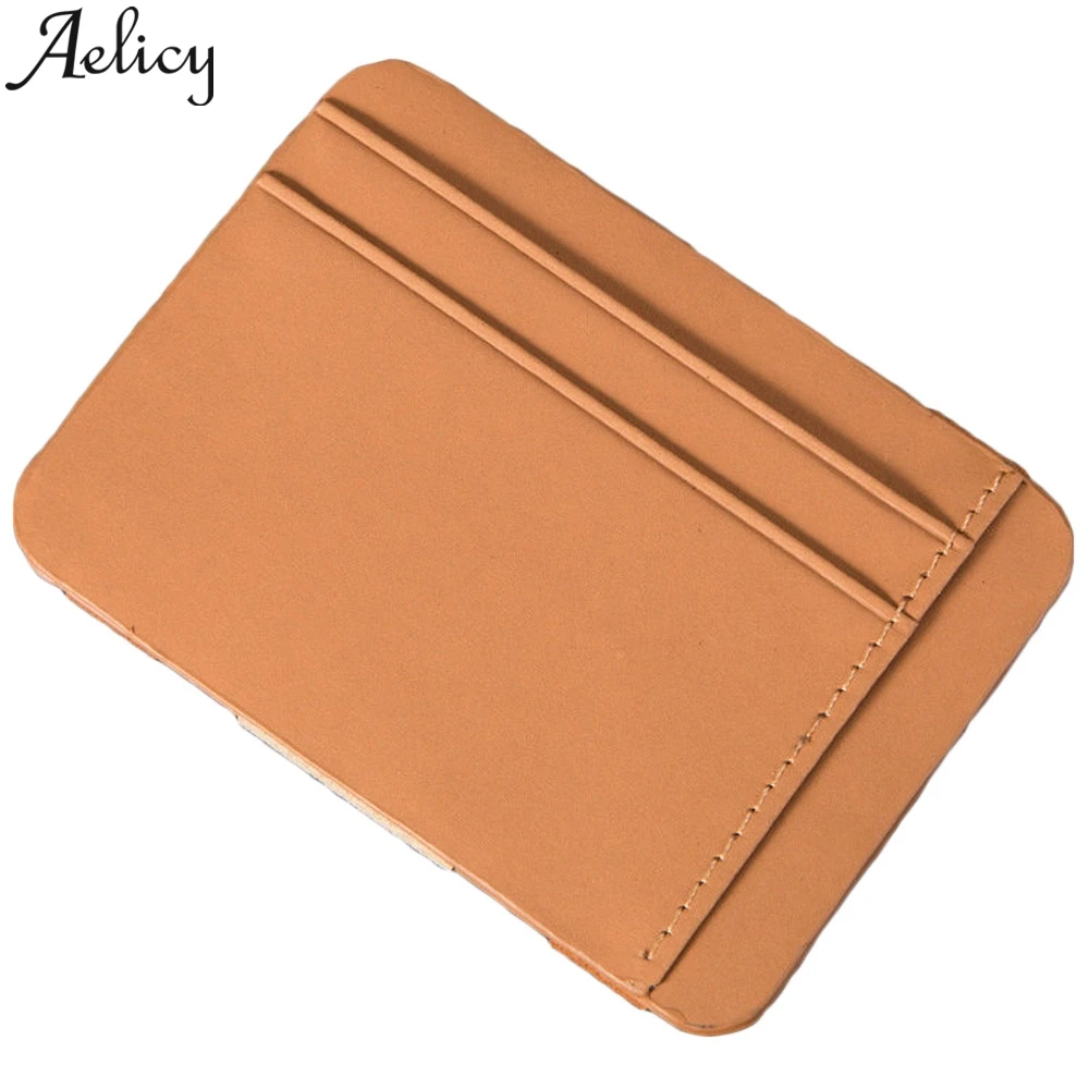 Aelicy 2019 модный мужской женский двойной деловой кожаный на молнии короткий кошелек