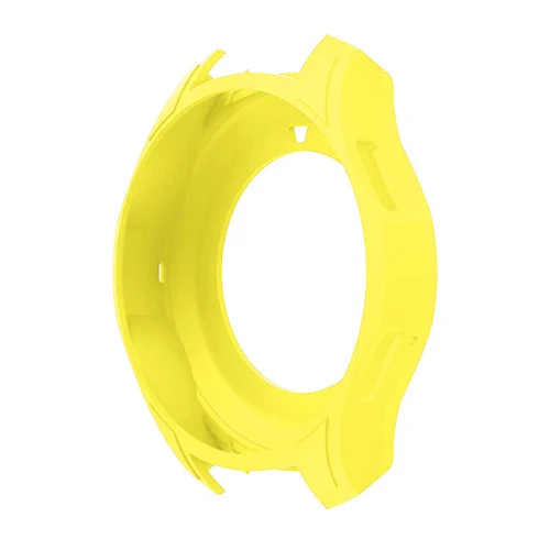yellow Чехол gear S3 Frontier для samsung Galaxy Watch 46 мм S 3 ремешок силиконовый чехол Защитный протектор Аксессуары для часов - Цвет: yellow