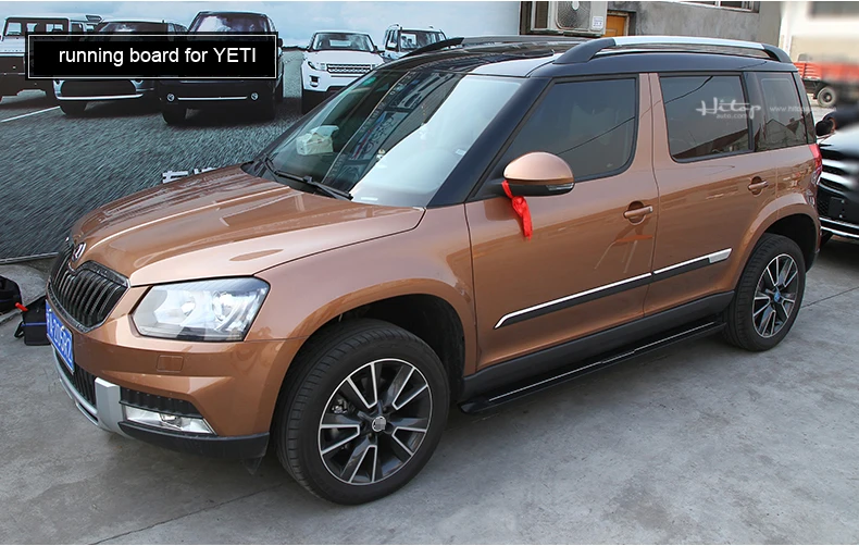 Популярная боковая панель для Skoda YETI, горячая Распродажа в Китае, высокое качество, состаренный черный цвет, цена по акции