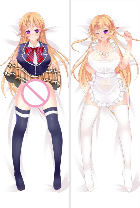 MMF Shokugeki no Soma персонажи юкихира soma & Nakiri erina наволочка аниме дакимакура