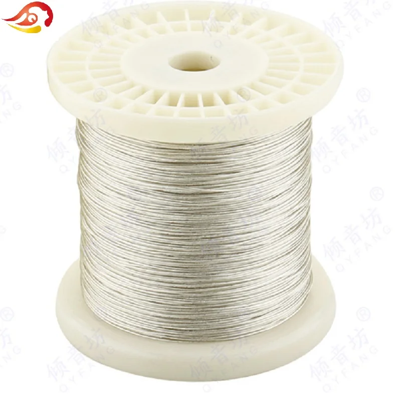 QYFANG 1 2 м ядерный кабель для обновления наушников DIY модуль привод с эластичным