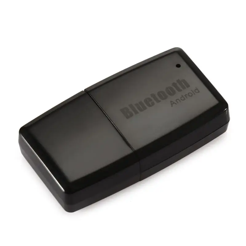 Black For Andriod Bluetooth AUX мини стерео 3,5 мм Интерфейс ключ USB беспроводной V4.1 аудио музыкальный приемник адаптер для IOS Andriod телефон планшет - Название цвета: Black For Andriod