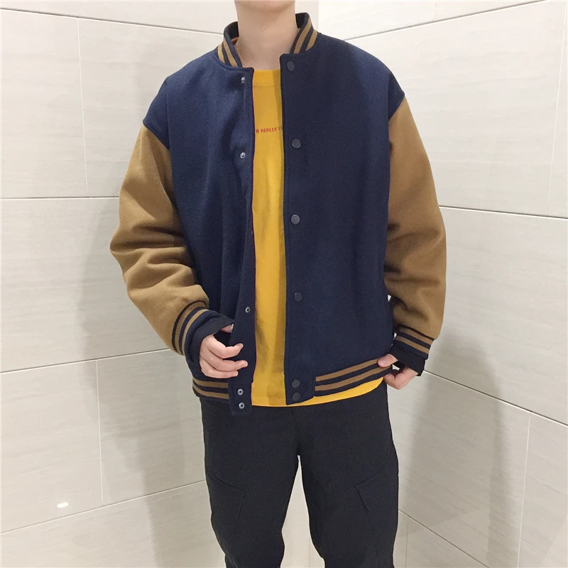 TV Series Riverdale Archie Andrews Jacket Baseball Coat Hoodie Outfit Men Women Cardigan Wool Jackets Cosplay Costume Navy Blue