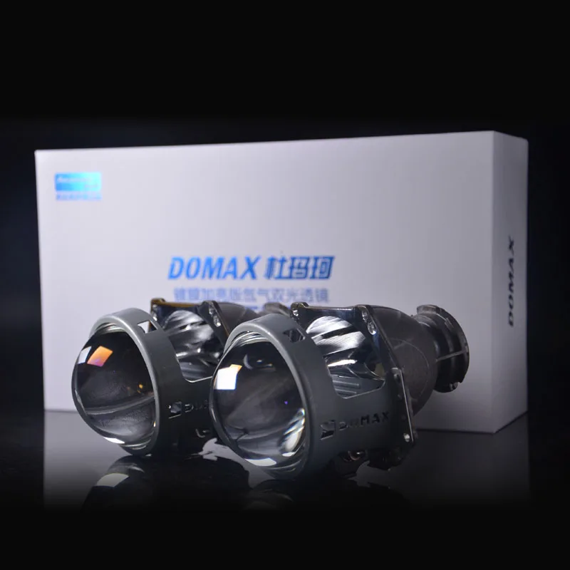 Aozoom высокая яркость 2 шт. 3 дюймовый HID биксеноновый объектив проектора с синей