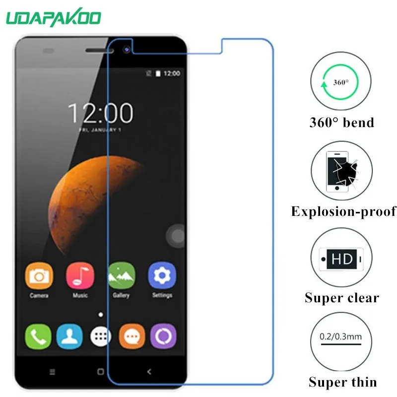 Udapakoo прозрачная закаленная (мягкое стекло) пленка для Oukitel C3 Nano Взрывозащищенная