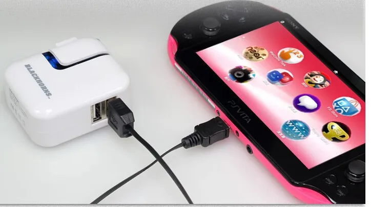 Игровые аксессуары для PSV Vita 2000( 2000 Hare Shell чехол + AC настенное зарядное устройство