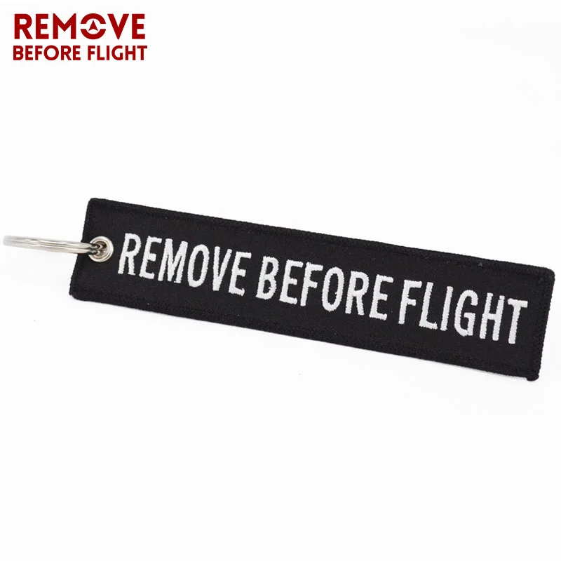 Брелок для ключей от производителя REMOVE BEFORE FLIGHT специальный значок с вышивкой