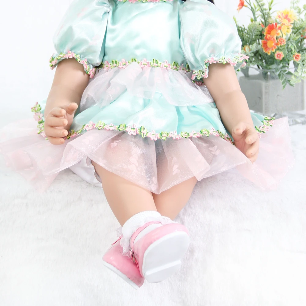 60 см силиконовые виниловые Reborn Baby Doll Реалистичного новорожденных девочек l. o. l
