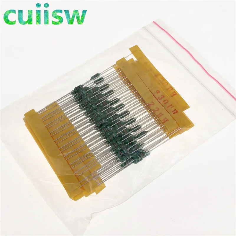 Индукторы 1/4 Вт 1UH 1MH 12valuesx10 шт. = 120 индукторы в комплекте|assorted kit|inductor assortmentinductor