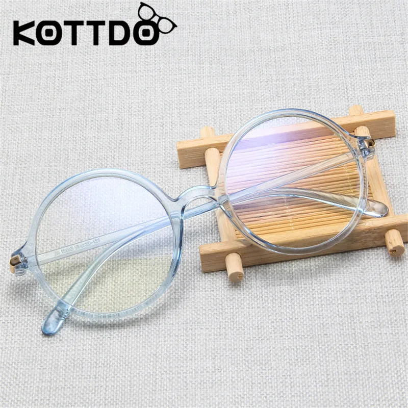 KOTTDO 2019 Студенческая Милая круглая оправа для очков Литературная Ретро модная