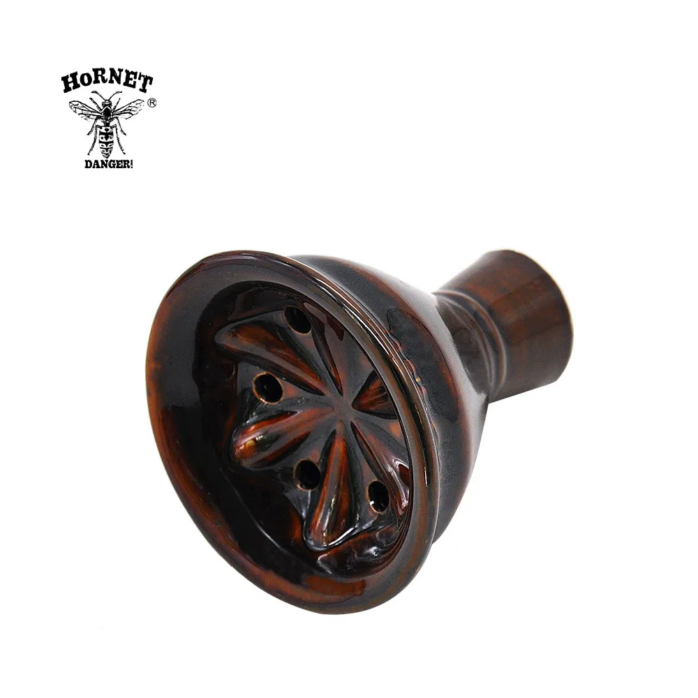

HORNET Vortex Ceramic Hookah Bowl 80MM Phunnel Shisha Hookah Tobacco Bowl Head Chicha Nargile Accessories