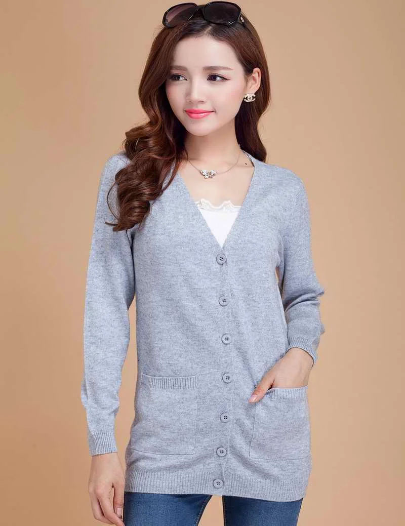 Addonee 2017 женский свитер кашемировая шерсть мода средний длинный свободный женская