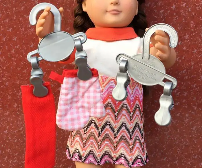 10 шт. вешалки для кукол 18 дюймов|doll clothes hangers|girl doll accessoriesamerican girl accessories |