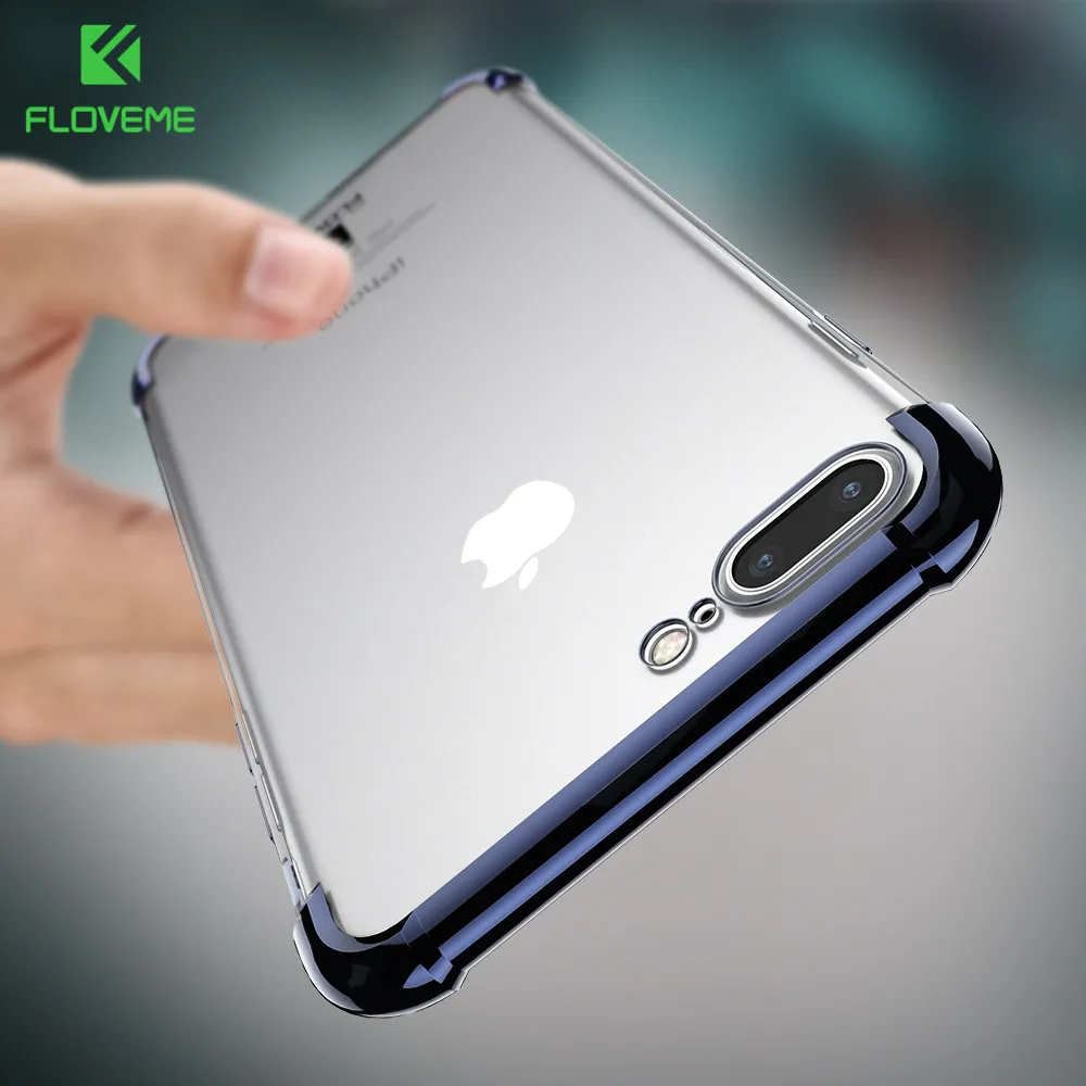 Floveme 360 заполнении чехол для iPhone X 8 7 6 S plus роскошный антидетонационных чехлы iphone