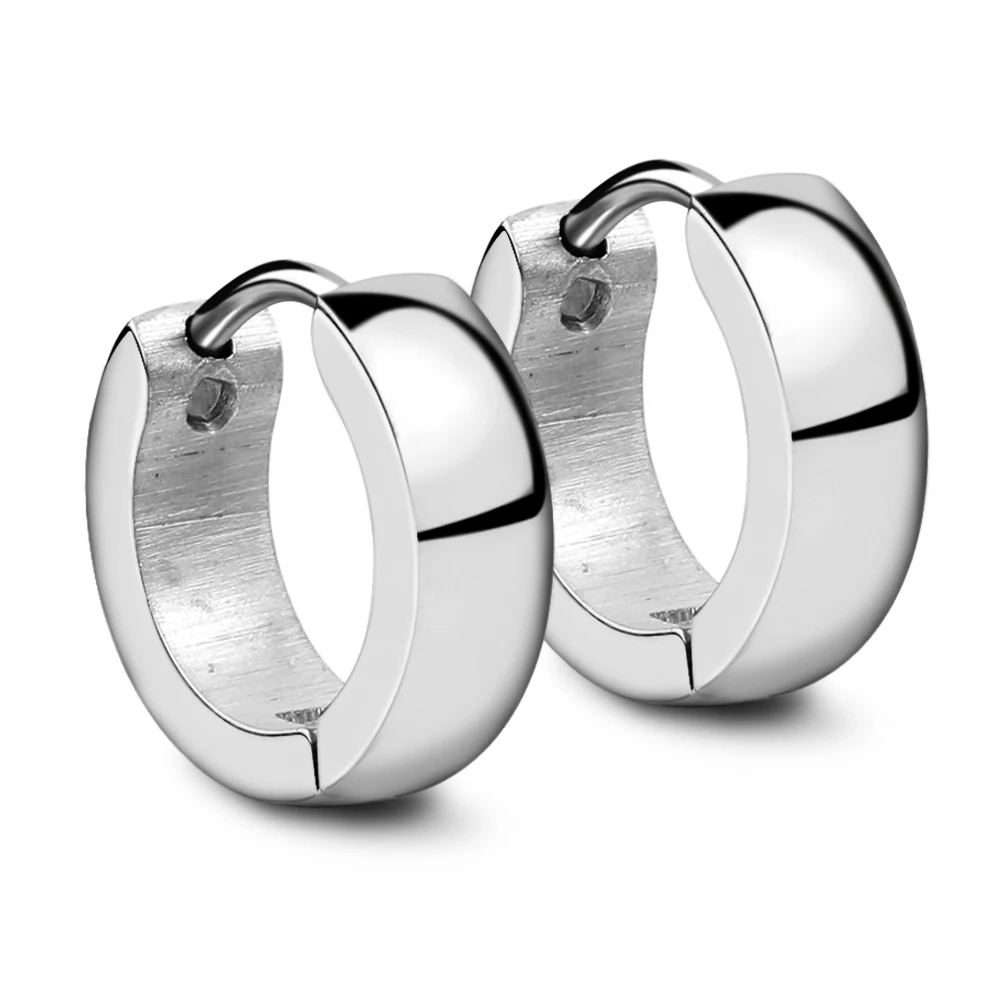 

Cute Earrings for Women / Men Gold / silver color Plated Stainless Steel Metal Keep Color
