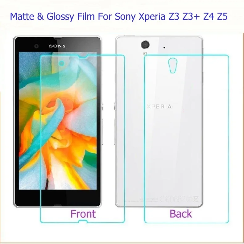 Глянцевая и матовая пленка для Sony Xperia Z3 + Z4 Z5|screen protector film|protector filmmatte film |
