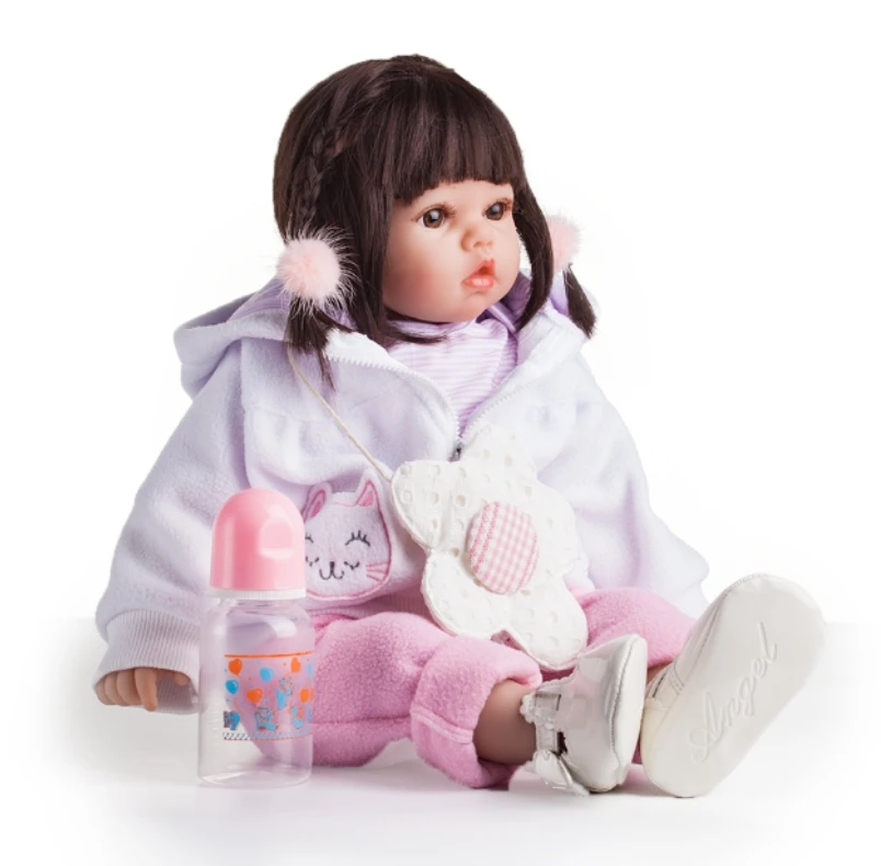 55 см силиконовые куклы Reborn Baby 22 дюйма Новая мода реалистичные очаровательные