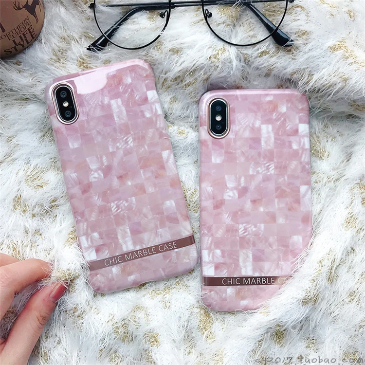 Для iPhone 8 Plus чехол для телефона золотая линия Мрамор каменные изображения ТПУ