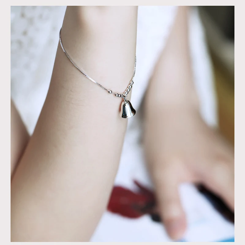 Женский браслет из стерлингового серебра 925 пробы|bracelets for|bell braceletbracelets for women |