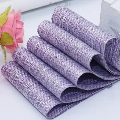 purple white Для детей возрастом от 1 до "1,5" 25 38 мм цвета: золотистый, серебристый линия Сатиновые ленты из полиэстера вручную изготовленная лента DIY брошью-цветком; бант для волос аксессуары 50 ярдов - Цвет: purple white