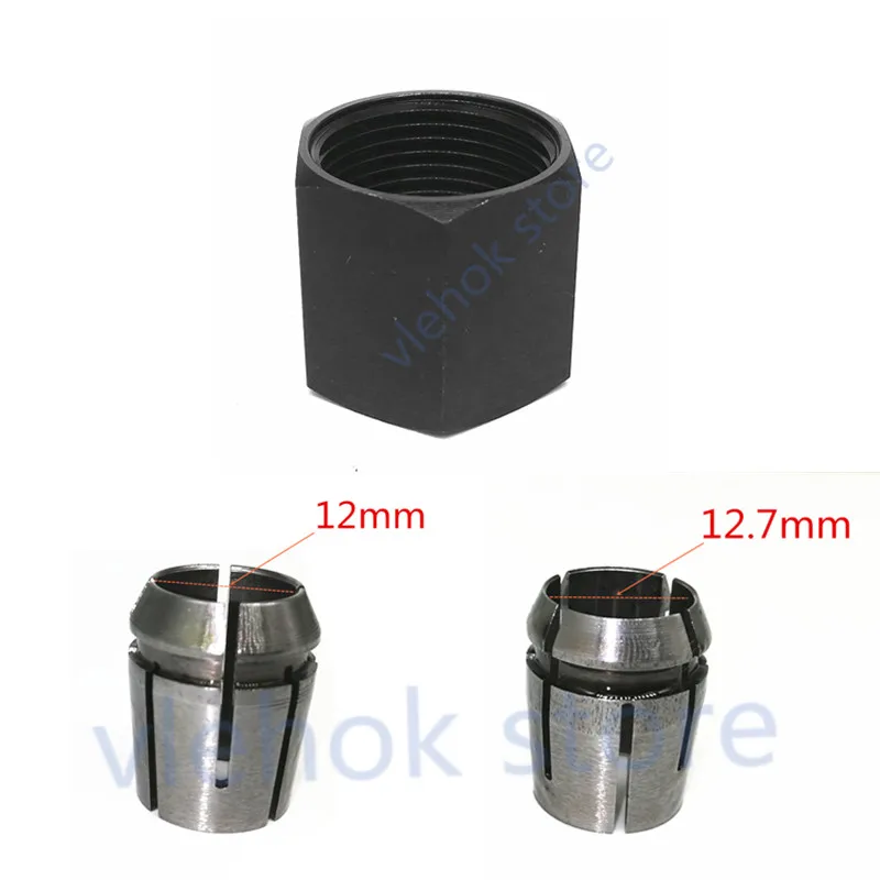 Фрезерная гайка втулка конусная Зажимная 1/2 &quot12 7 мм 12 для Makita 763674 5 763622 4 763628 2 RP2301FC