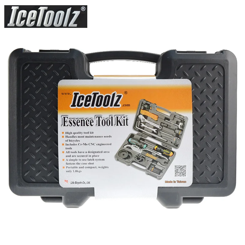 Набор инструментов для ремонта велосипедов IceToolz 82F4 многофункциональная коробка