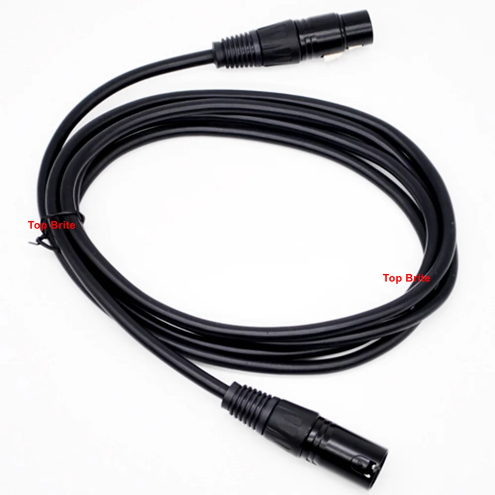2 метровая длина 3 контактный кабель XLR DMX сигнальная линия светодиодный PAR