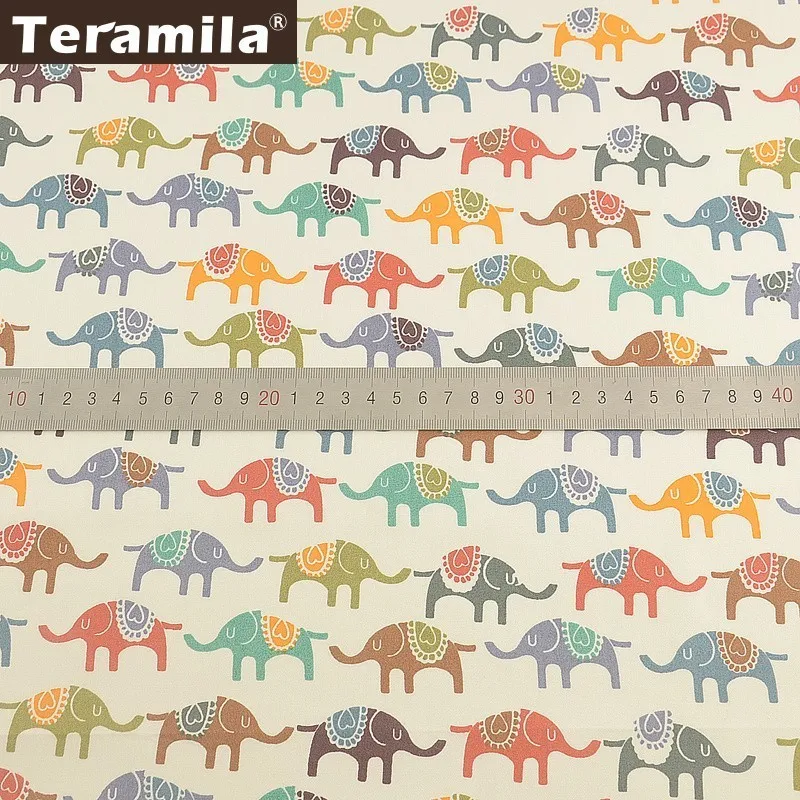 50x160cm Teramila хлопок ткань метр животное цветочный мультфильм дизайн Telas Por Metro 50x160 см Ткань DIY Tissu швейное платье одеяла детские - Цвет: 50x160cm