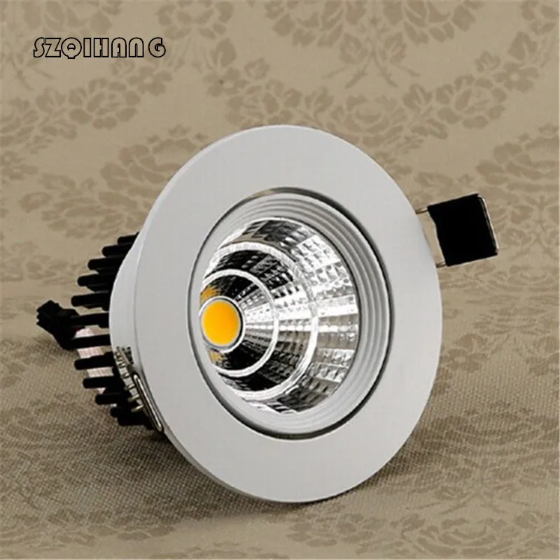 

10~15W Dimmable Cob Recessed Hight light Led Downlight Spot Led Light Ceiling Lamp Down Light Dimmable Led Lamp. Free Shipping