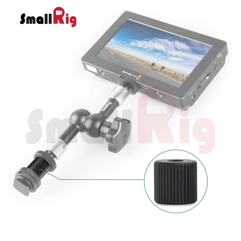 SmallRig цилиндрическая гайка Соединительная гайка для шарнирных рычагов Замена штатива со стандартным центром 1/4-20 резьба-0862