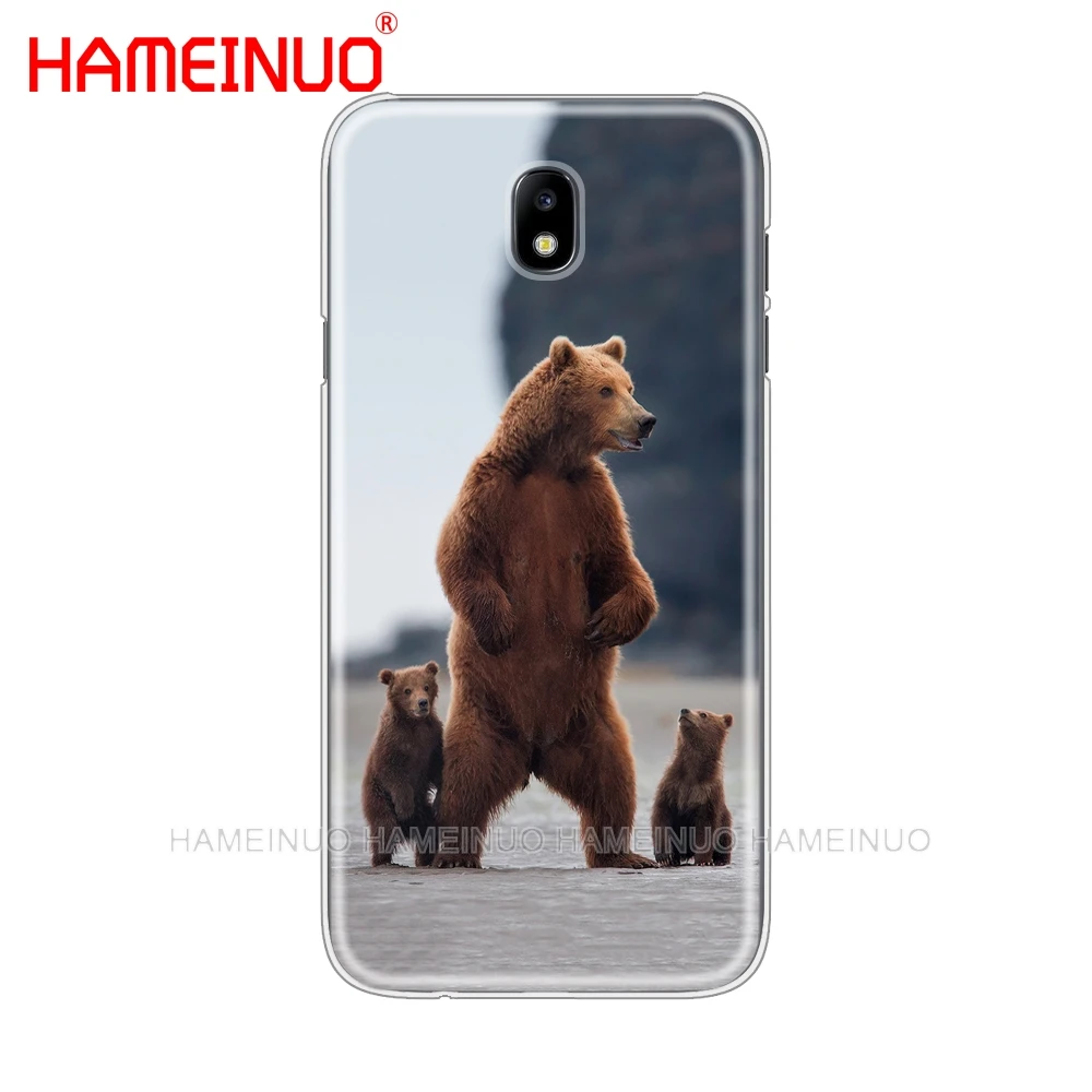 HAMEINUO одинарный Аляска коричневый медведь чехол для телефона Samsung Galaxy J3 J5 J7 2017 J527