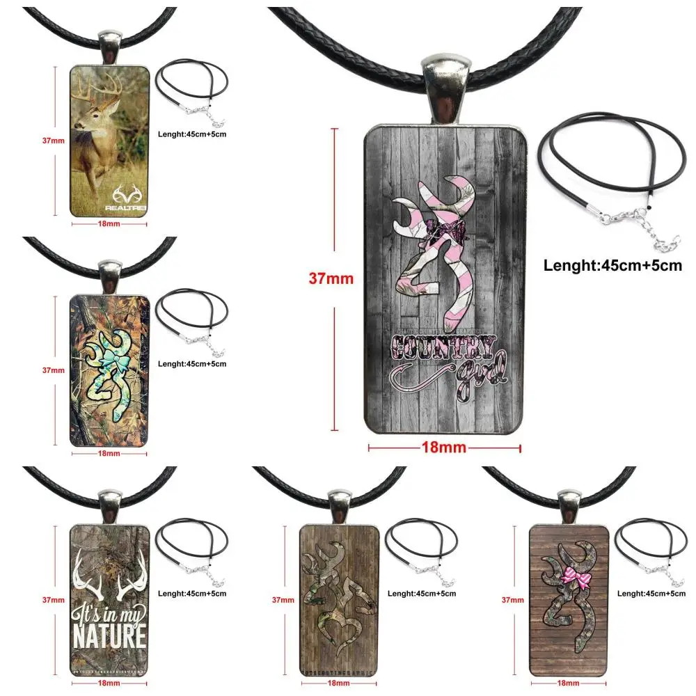 Realtree стеклянные подвесные Galaxy кулон ожерелье для женщин с покрытием из