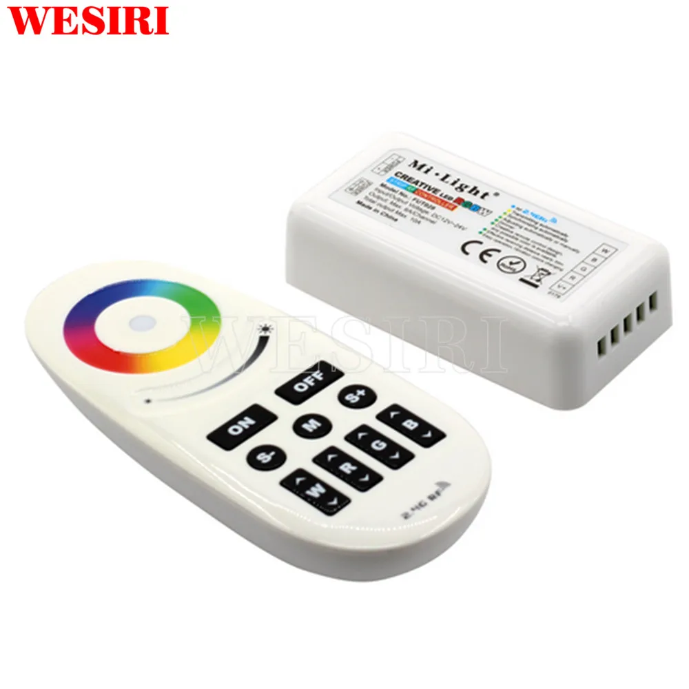 Milight FUT028 DC12/24 V 2 4G MI. Контроллер света Беспроводная сенсорная панель цвет RF RGBW