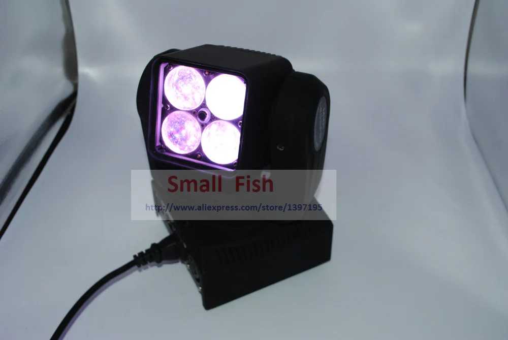 Распродажа 10xLot ZOOM Mini ADJ Inno карманный светодиодный прожсветильник RGBW с подвижной