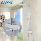 GAPPO сантехника набор хромированный массажный набор для душа Ванная комната смеситель для душа настенный torneira do anheiro смесители