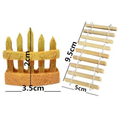 2017 новое поступление народное искусство сад миниатюры деревянный забор Мини Сад