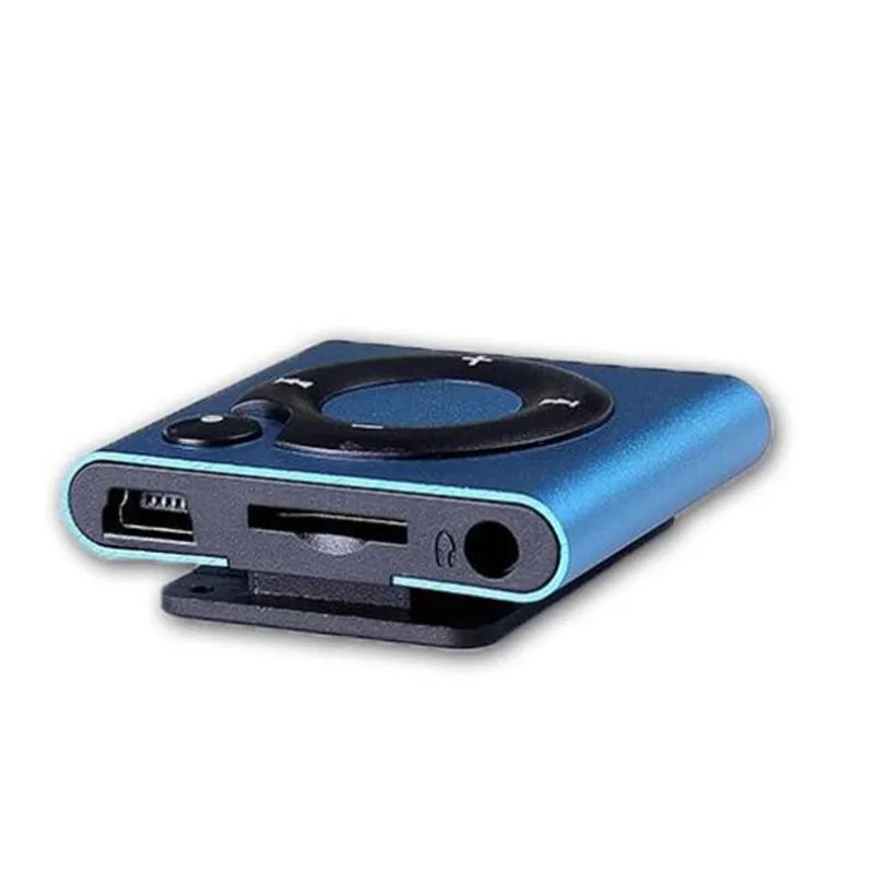 Новый металлический зеркальный портативный mp3 плеер мини с клипсой