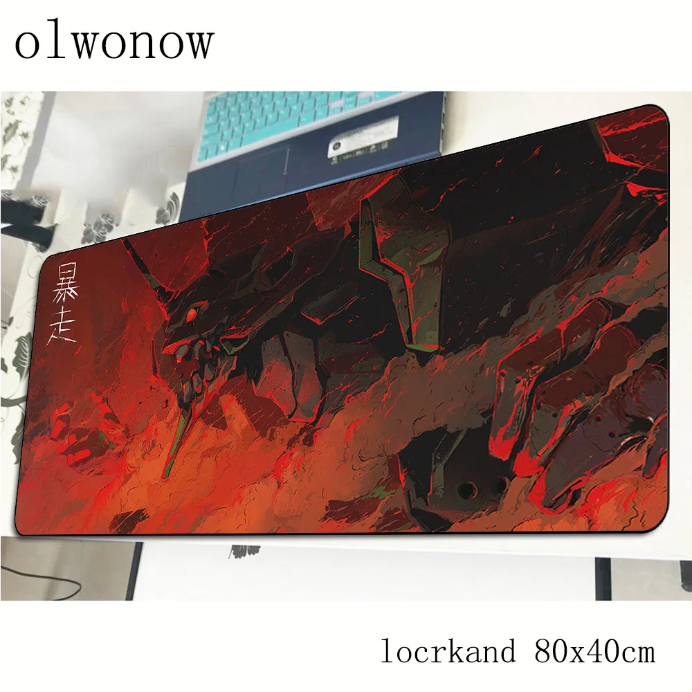Evangelion Коврик для мыши 800x400x3 мм подарок для мальчика игровой коврик для мыши геймер Коврик для запястья компьютерный стол padmouse клавиатура большие игровые коврики