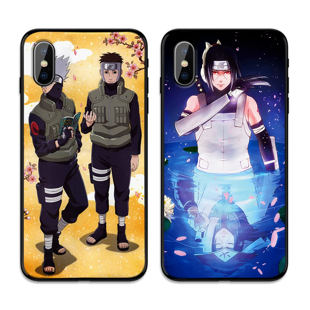 Наруто Какаси Японский Манга Мягкий ТПУ чехол для Apple iPhone 6 6S 7 8 Plus 5 5S SE X XS MAX XR
