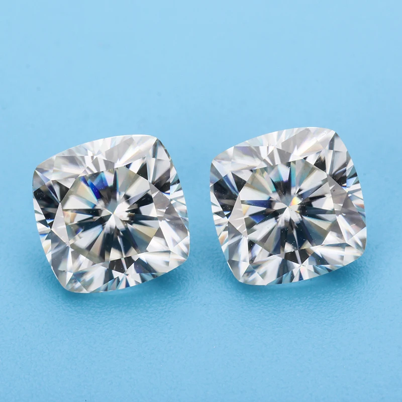 6 5*6 5 мм цвет подушечки GH Moissanite камни для ювелирных изделий больше блесток чем