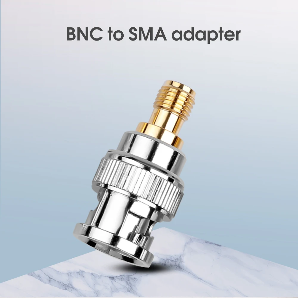 Разъем 4 шт. RF адаптер BNC SMA штекер гнездо из никеля К гнездовой разъему
