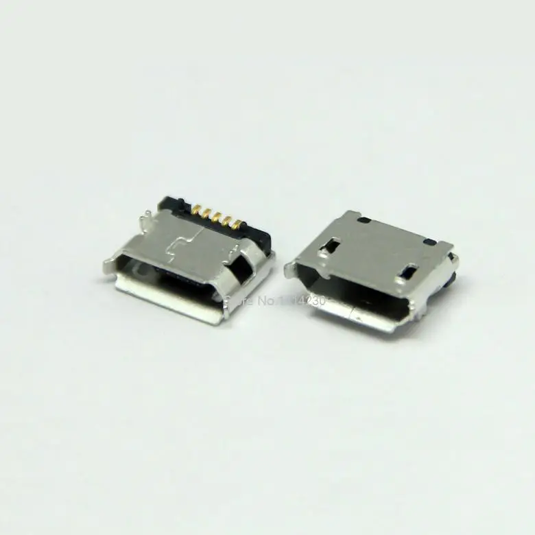 Micro USB Type B 5Pin разъем SMT порт разъемов PCB плата 5Pins 2plug in для зарядки|connector|connector idcconnector