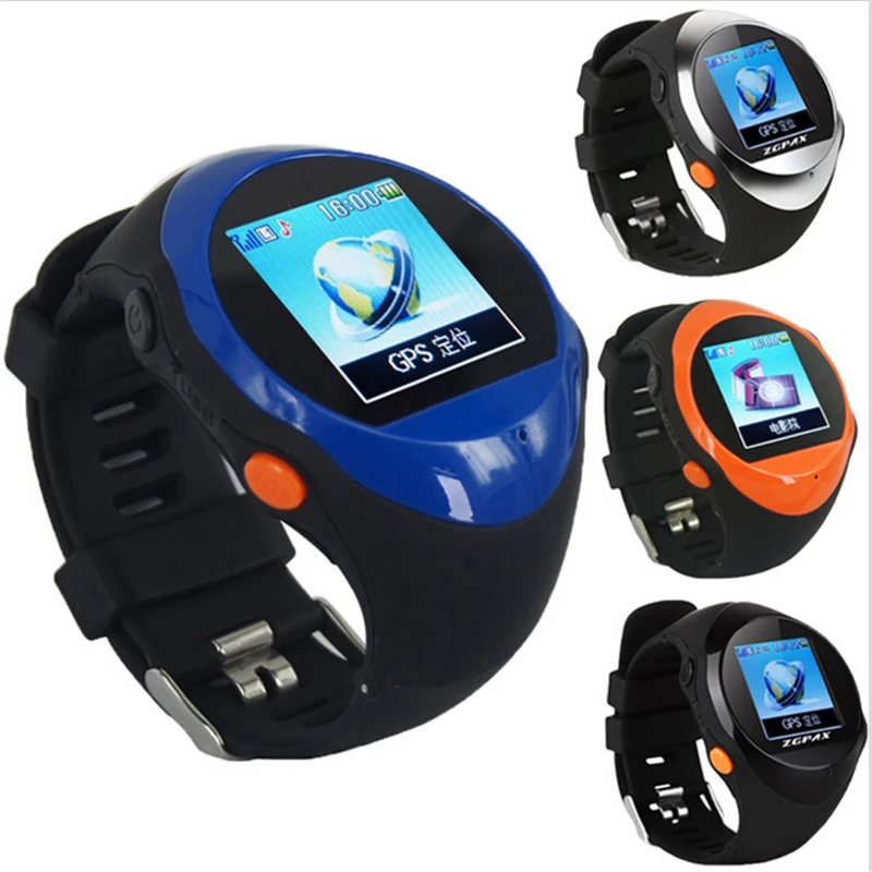 ZGPAX PG88 GPS трекер часы мобильный телефон Best touch SOS Функция с mp3 sos sim gsm gprs Смарт для