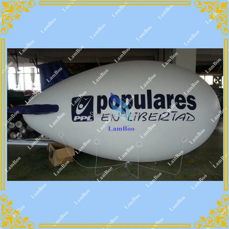 Горячая Распродажа 4 м длинный надувной воздушный корабль рекламный Blimp Zeppelin с