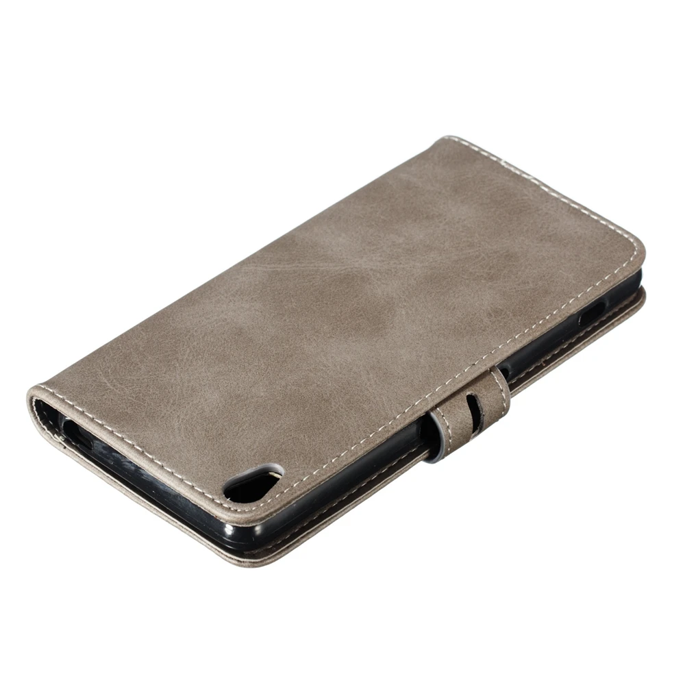 Однотонный Роскошный чехол из искусственной кожи для Sony Xperia XA XA1 XA2 XA3 Etui Funda Coque L2 L3
