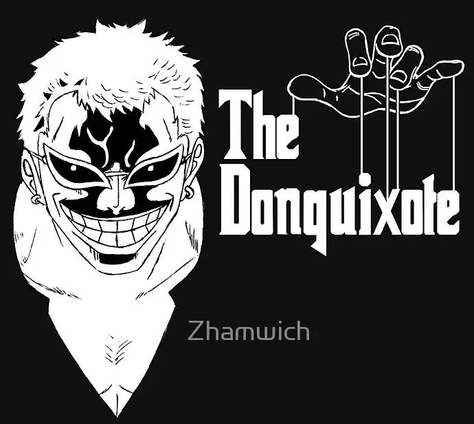 Donquixote Doflamingo цельная аниме футболка с мангой модная Новая летняя Классическая