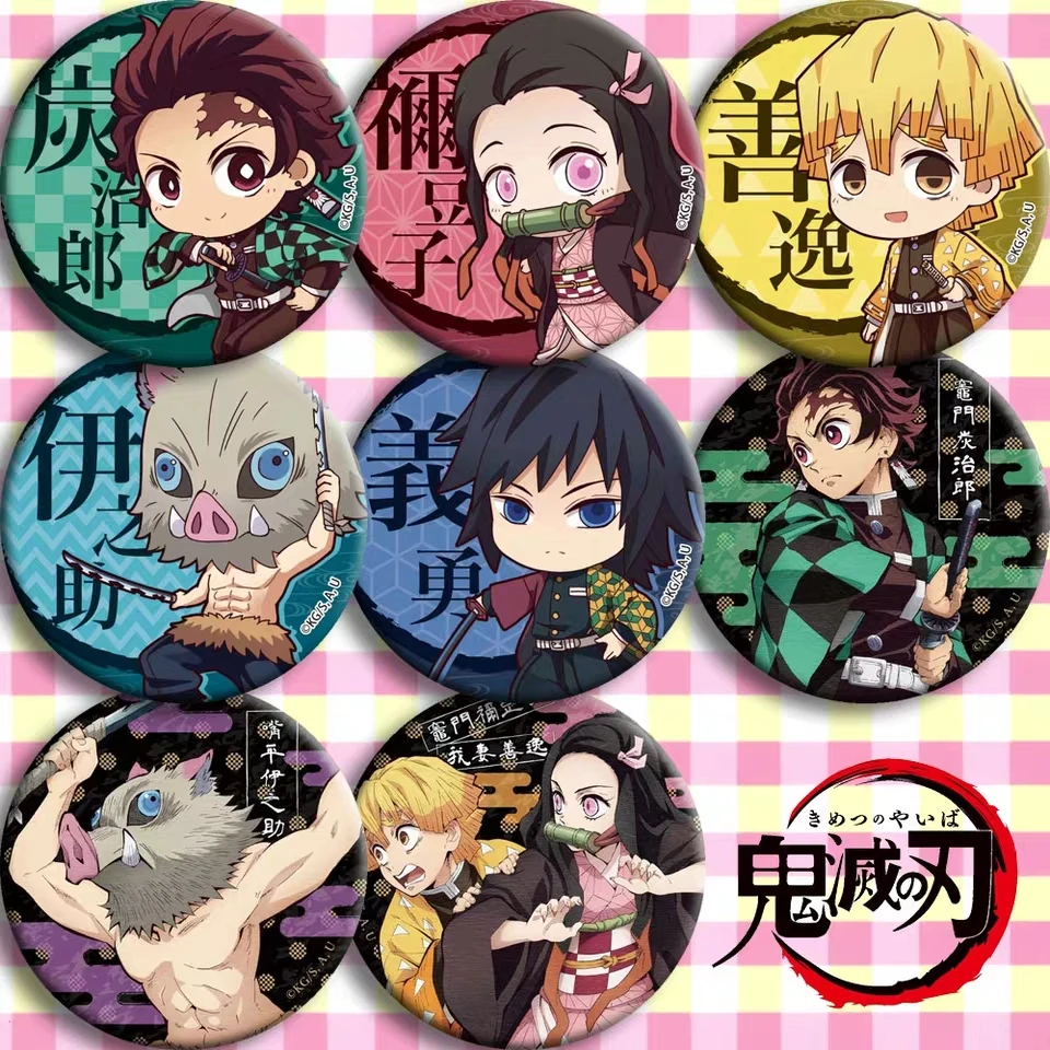 

Blade of Ghosts Anime Badge Badge 58mm Customization of the Second Element Customs Beans Poster Pendant Costumes Badge