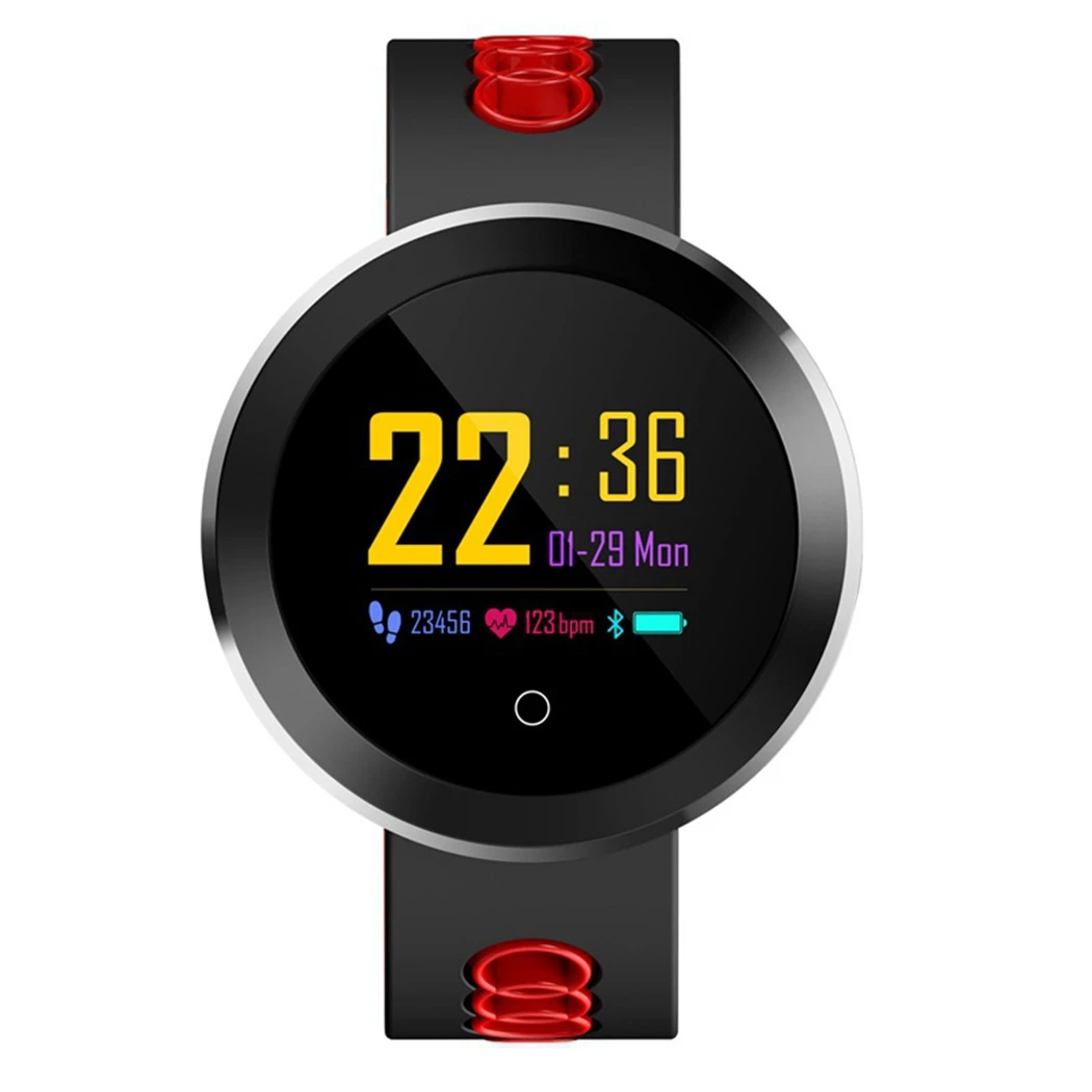 Wireless Bluetooth Watch Heart Rate Monitor Smart Band IP68 Waterproof Support Weather Fitness Tracker Bracelet | Электроника