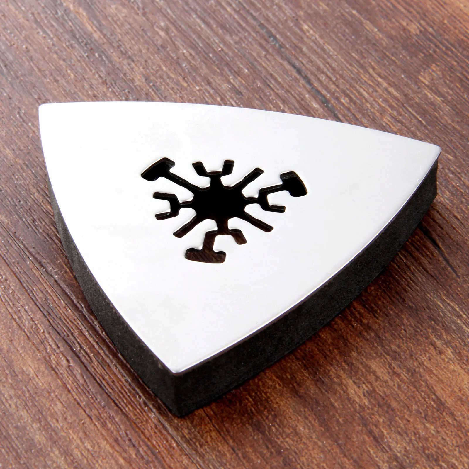 1 шт. 80 мм треугольное шлифование Pad Осциллирующие мульти инструменты